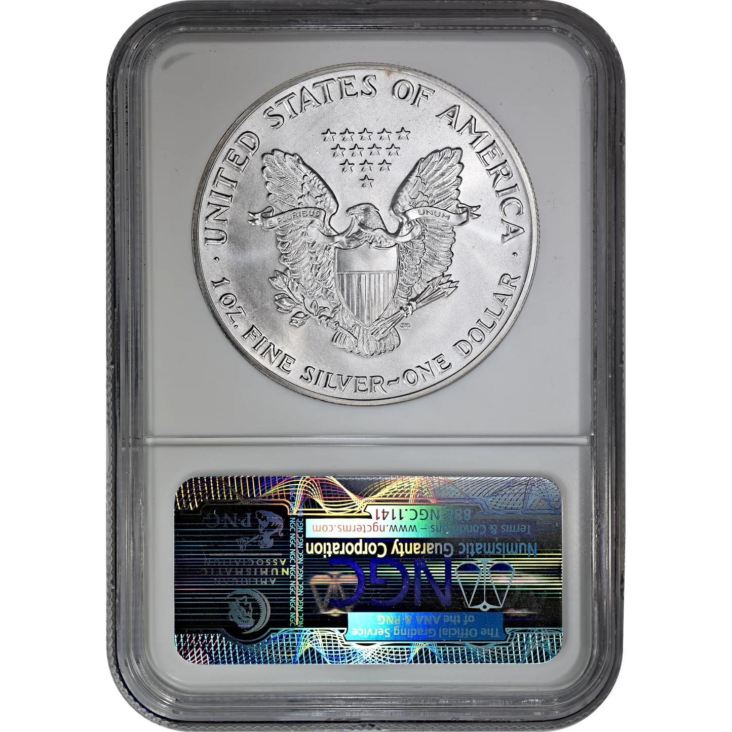 1987 Silver Eagle NGC MS 69