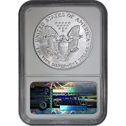 1987 Silver Eagle NGC MS 69