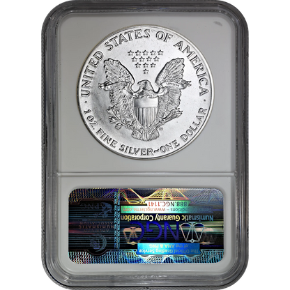 1988 Silver Eagle NGC MS 69