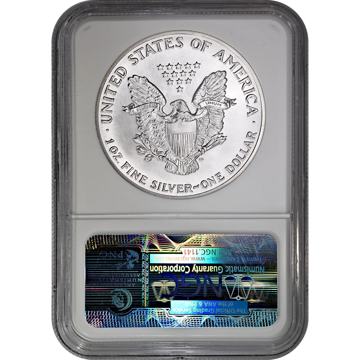 1989 Silver Eagle NGC MS 69