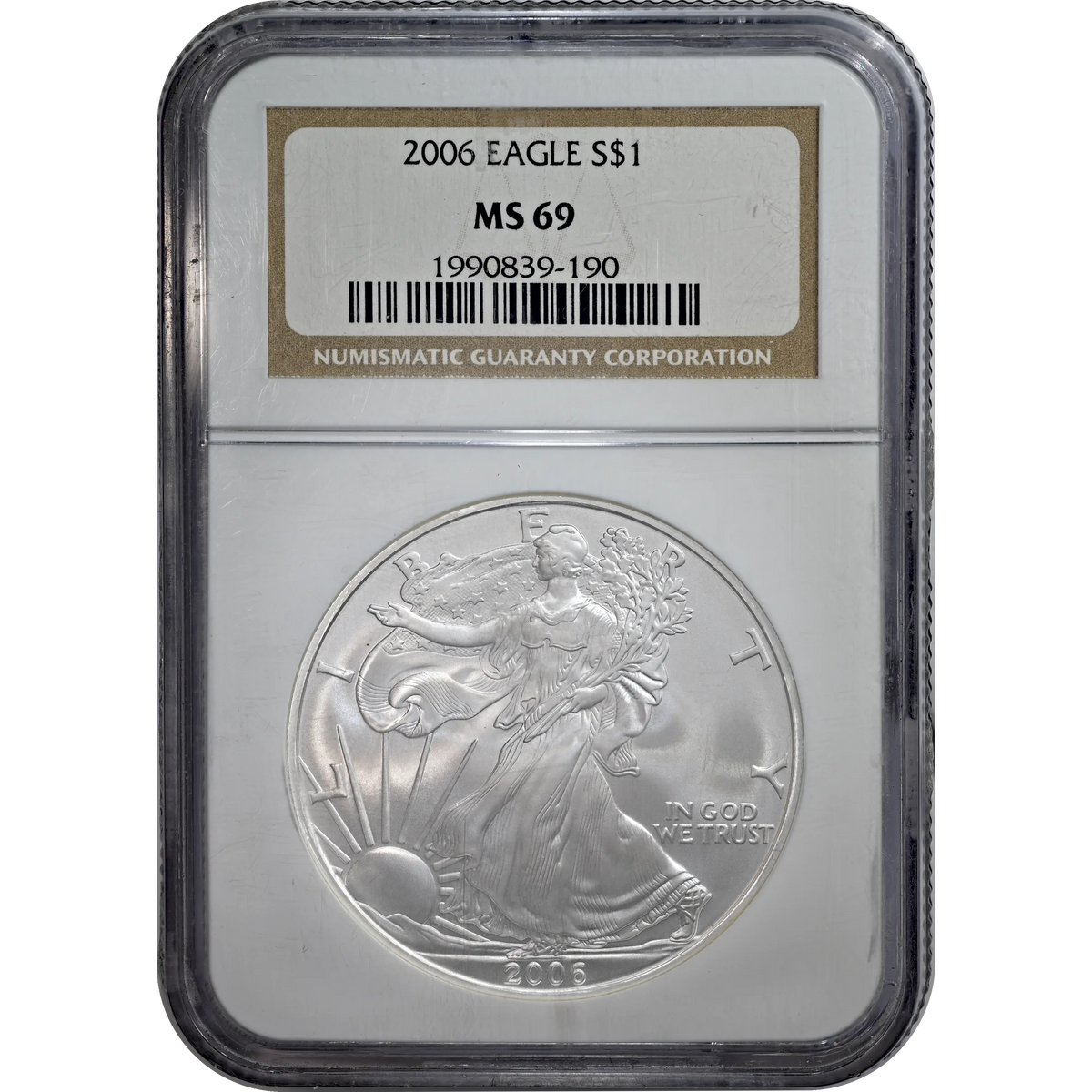 2006 Silver Eagle NGC MS 69