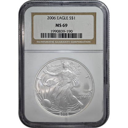 2006 Silver Eagle NGC MS 69