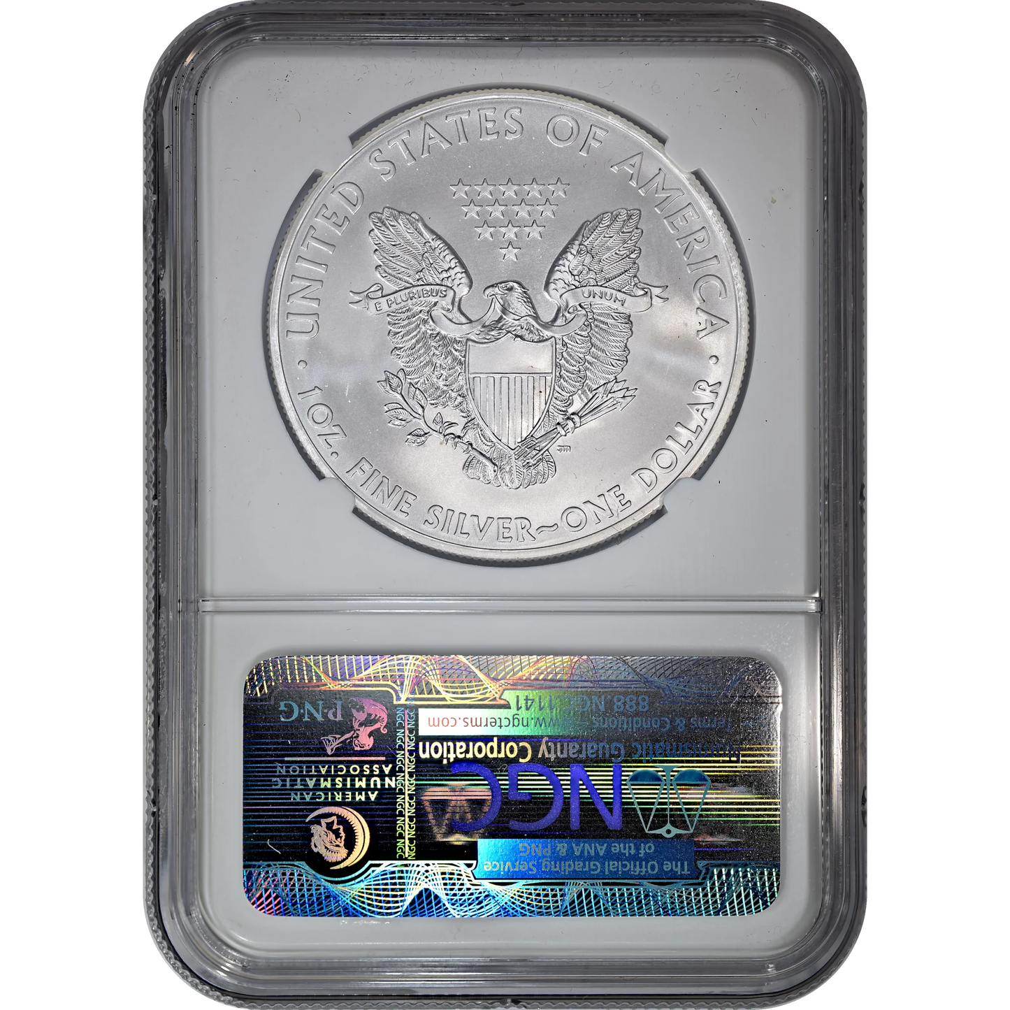 2008 Silver Eagle NGC MS 69