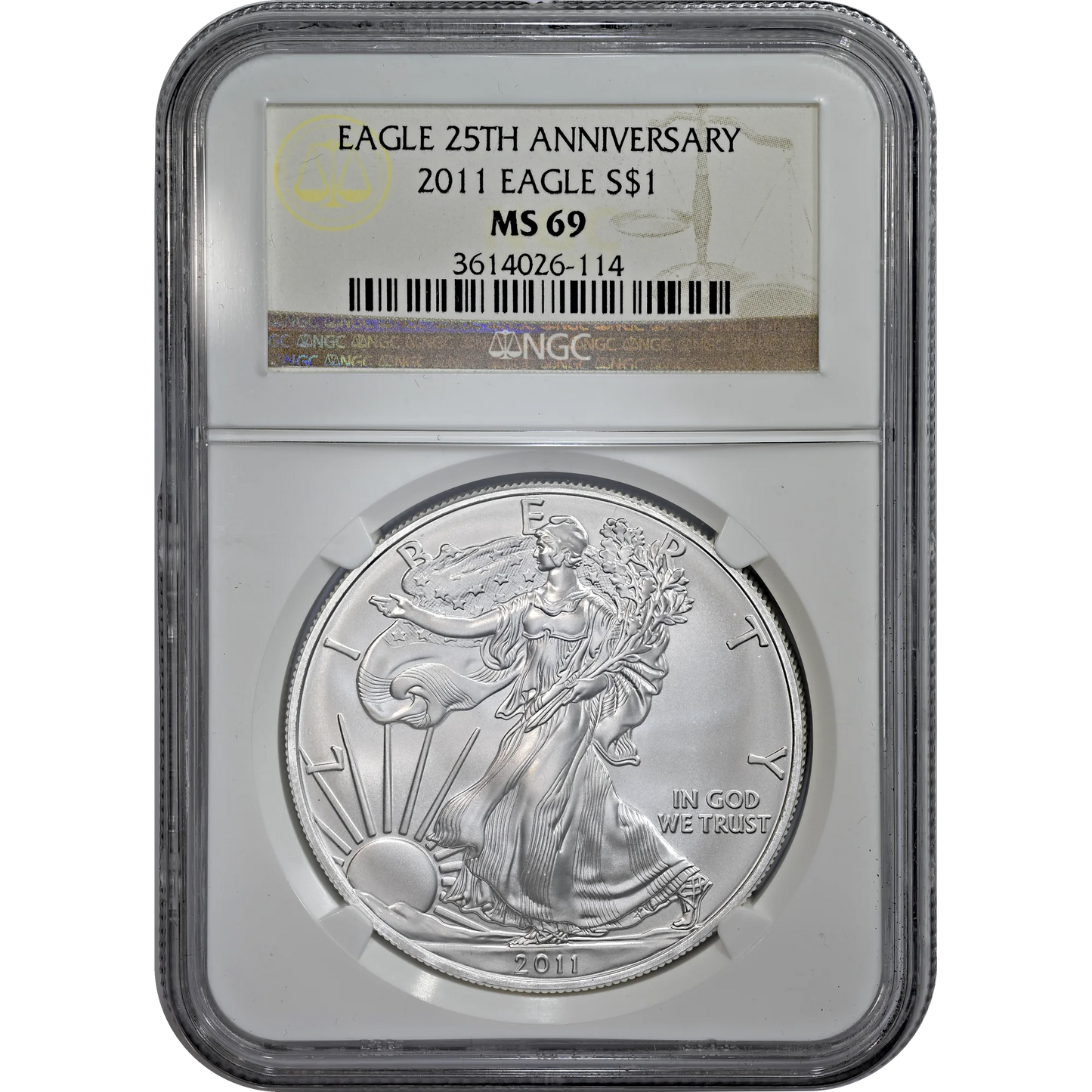 2011 Silver Eagle NGC MS 69