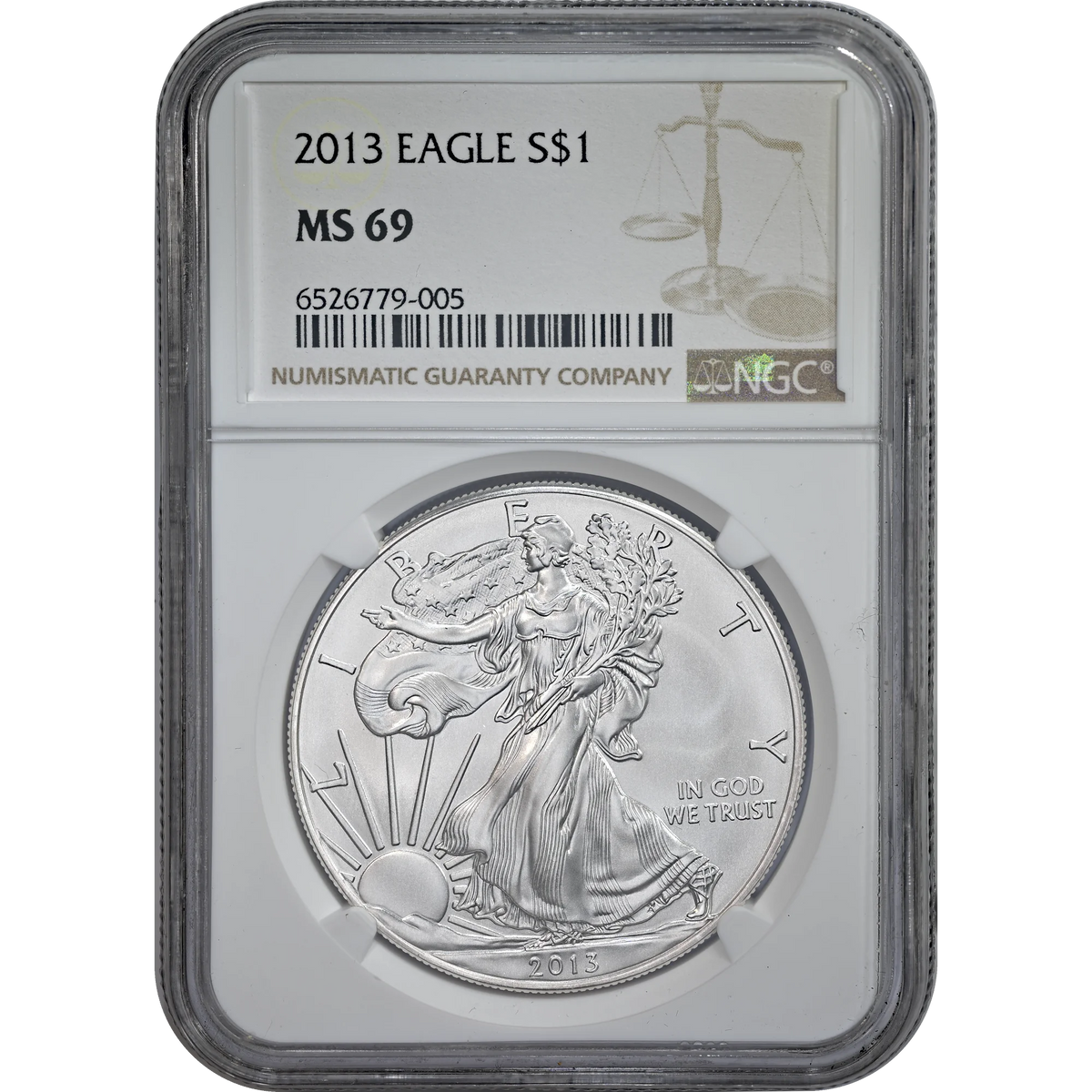 2013 Silver Eagle NGC MS 69