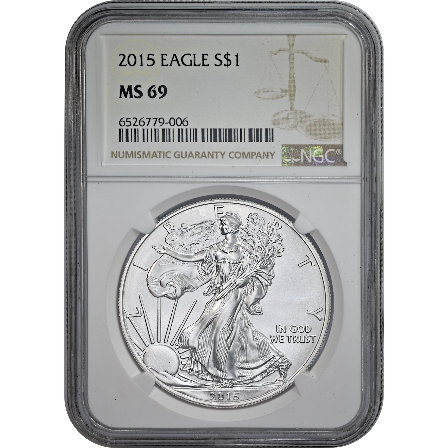 2015 Silver Eagle NGC MS 69