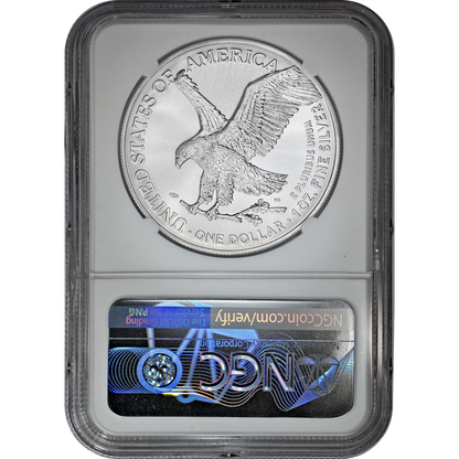 2021 Silver Eagle T-2 NGC MS 69