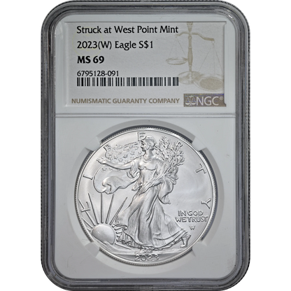 2023 Silver Eagle NGC MS 69