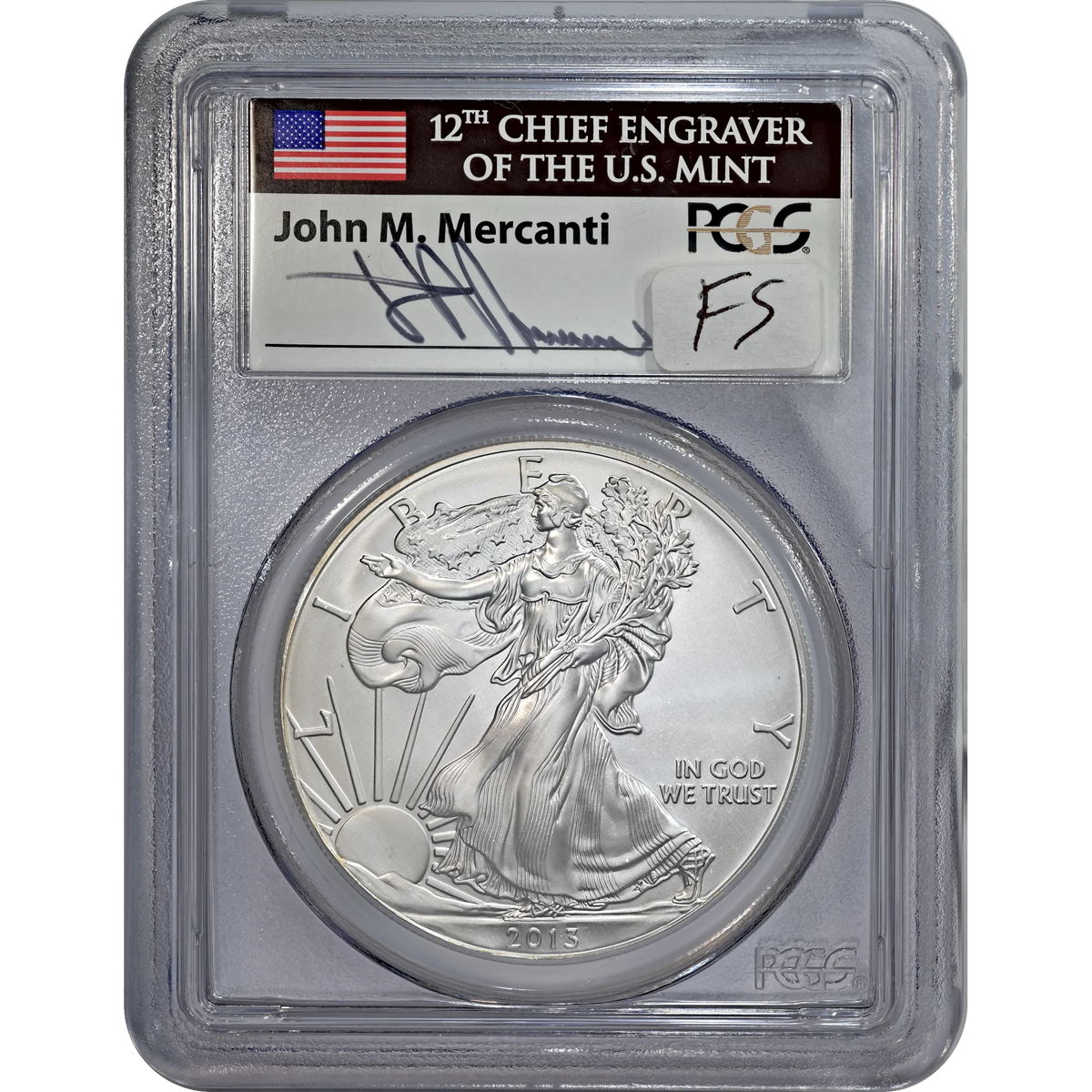 2013 Silver Eagle NGC MS 69 First Strike