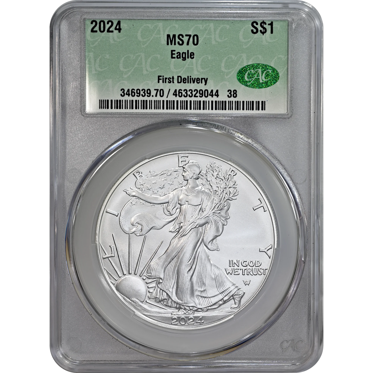 2024 MS 70 CAC Silver Eagle