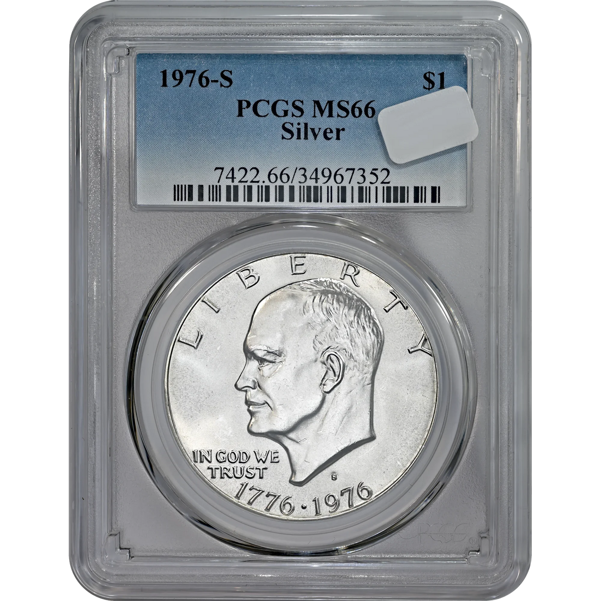 1976-S Eisenhower Dollar PCGS MS 66 SILVER