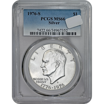 1976-S Eisenhower Dollar PCGS MS 66 SILVER