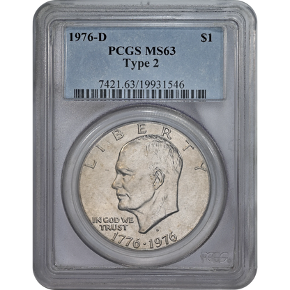 1976-D PCGS MS63 Type 2
