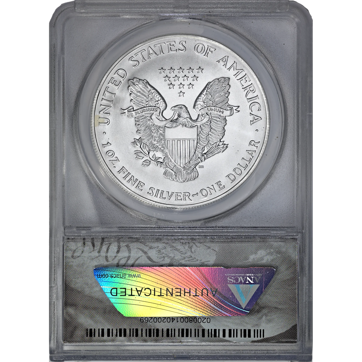 1999 ANACS MS 69 Silver Eagle