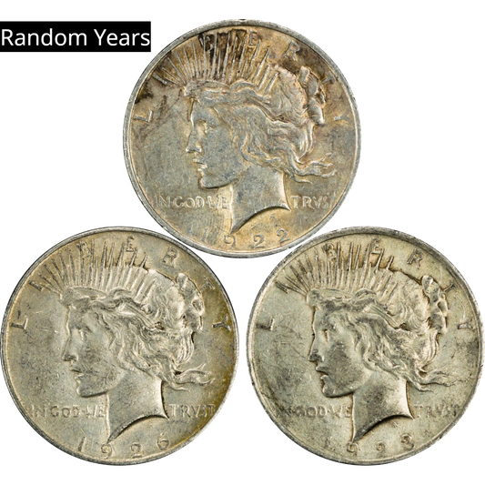 1922-1935 Silver Peace Dollar VG to F