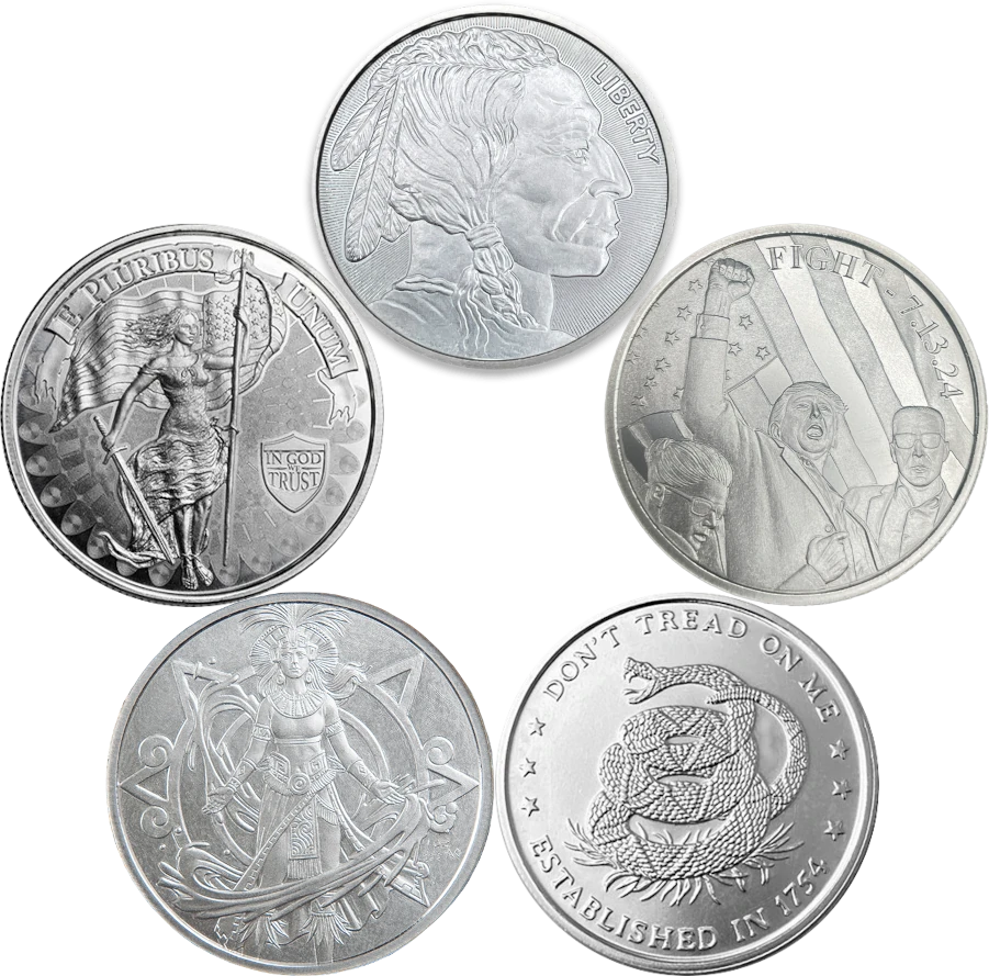 1 oz Silver Round - Secondaries, Our Choice