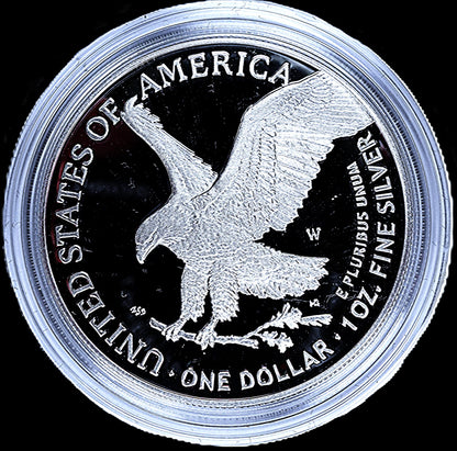 2025-W 1 oz Proof American Silver Eagle (Congratulations Set)