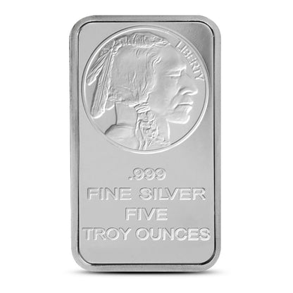5 oz Silver Bars - Our Choice of Design
