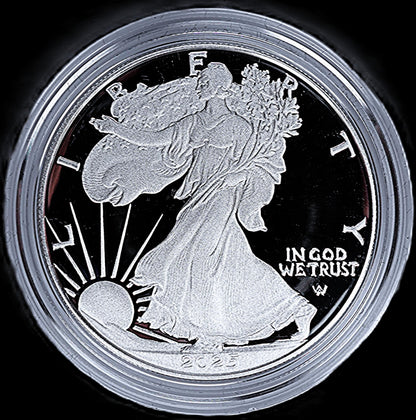 2025-W 1 oz Proof American Silver Eagle (Congratulations Set)