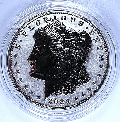 2024-S Morgan & Peace Silver Dollar Reverse Proof Set (Box & COA)