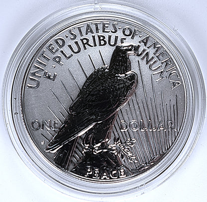 2024-S Morgan & Peace Silver Dollar Reverse Proof Set (Box & COA)