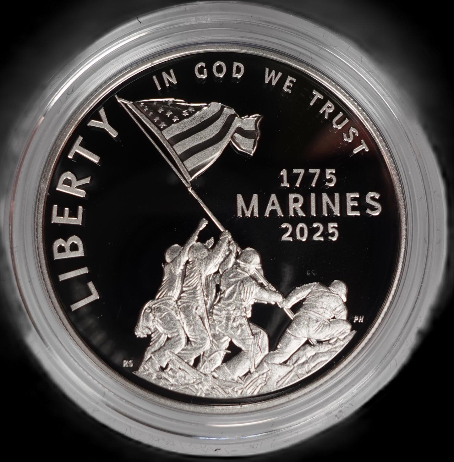 2025 United States Marine Corps 250th Anniversary Commemorative Coin Proof Silver Dollar