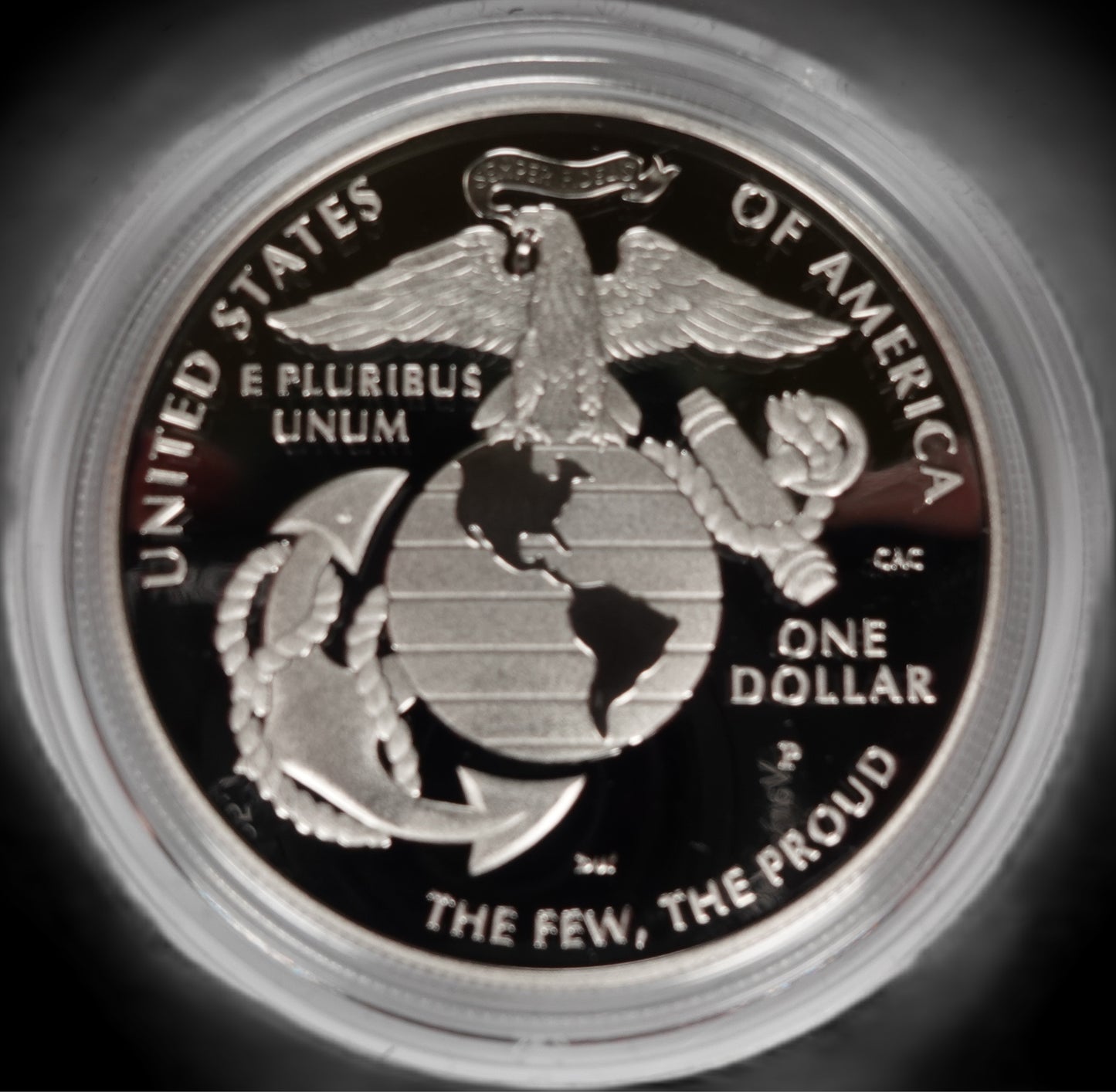 2025 United States Marine Corps 250th Anniversary Commemorative Coin Proof Silver Dollar