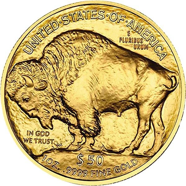 1 Oz Gold American Buffalo Coin - Random Year