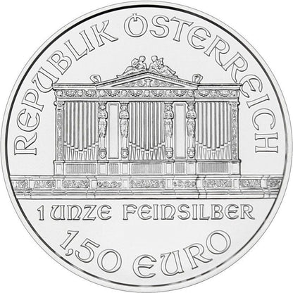 Austrian 1 oz Silver Philharmonic Coin - Random Year