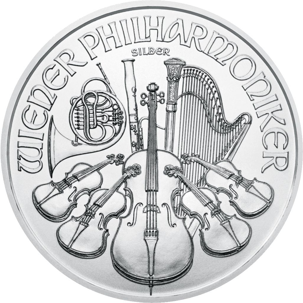 Austrian 1 oz Silver Philharmonic Coin - Random Year