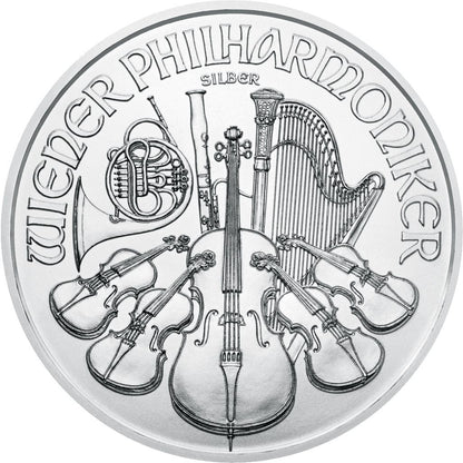Austrian 1 oz Silver Philharmonic Coin - Random Year