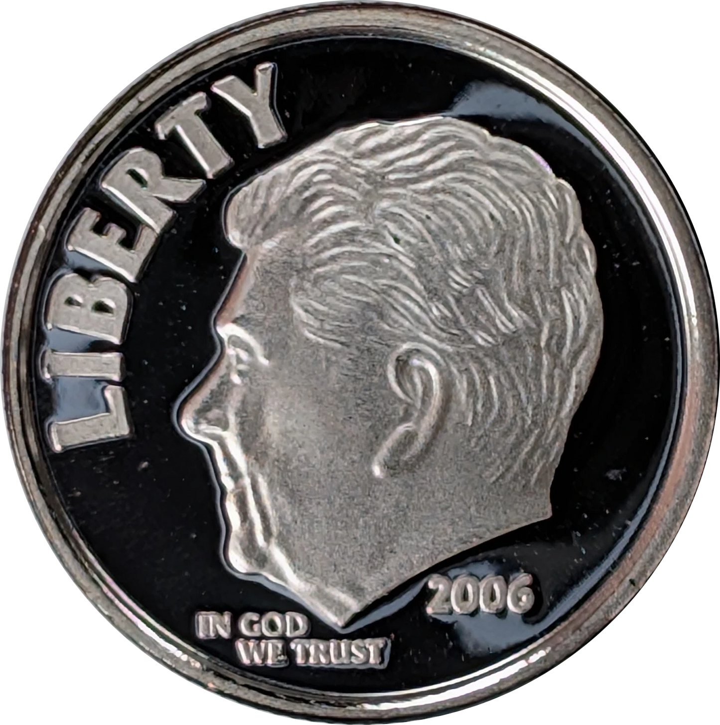 2006 Ronald Reagan .999 Fine 1/10th oz Silver Dime Proof