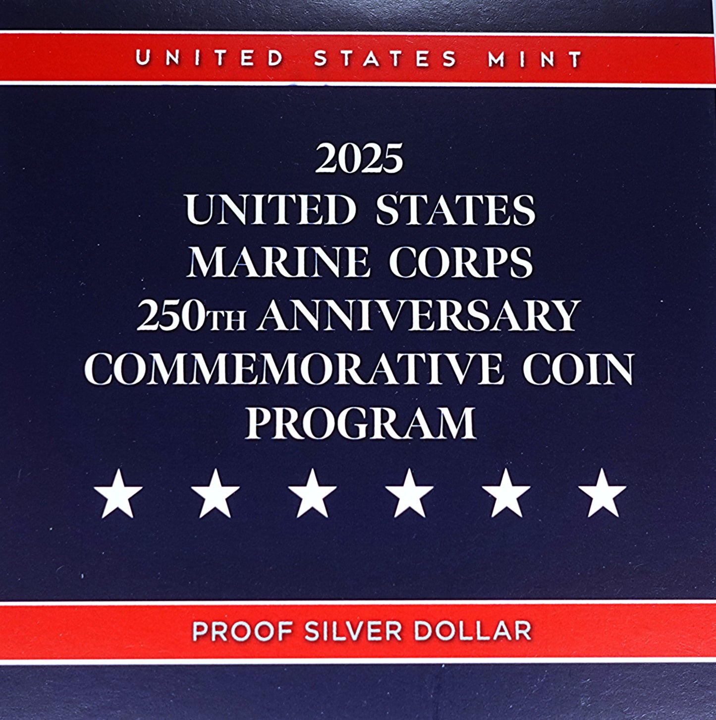 2025 United States Marine Corps 250th Anniversary Commemorative Coin Proof Silver Dollar