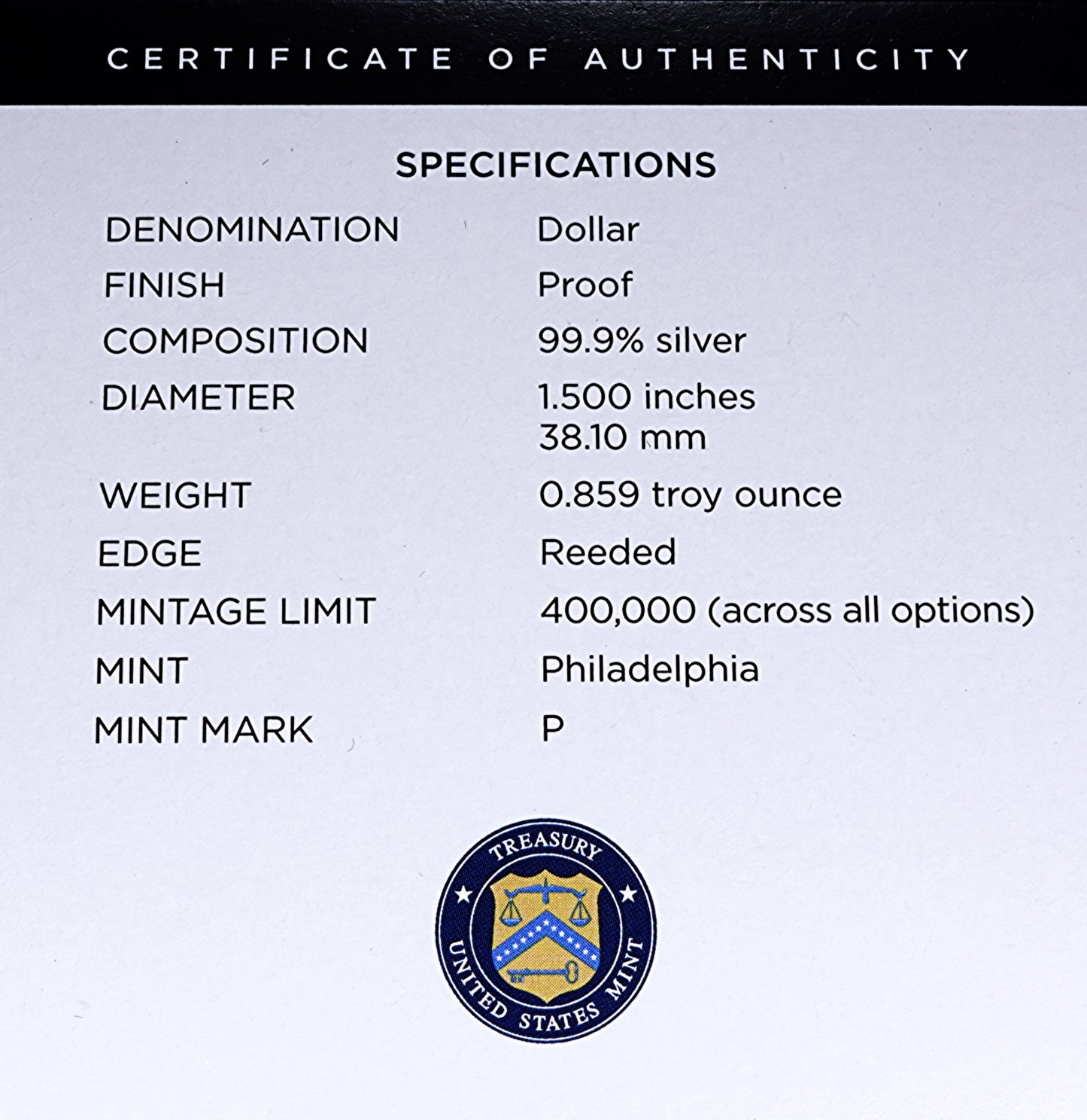 2025 United States Marine Corps 250th Anniversary Commemorative Coin Proof Silver Dollar