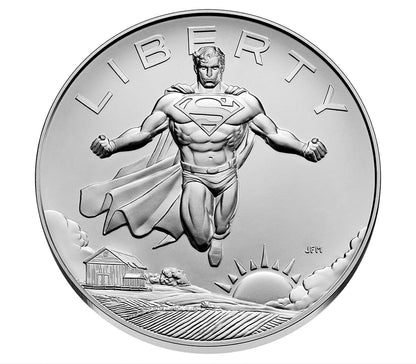2025 US Superman Comic Art 1 Oz Silver Medal