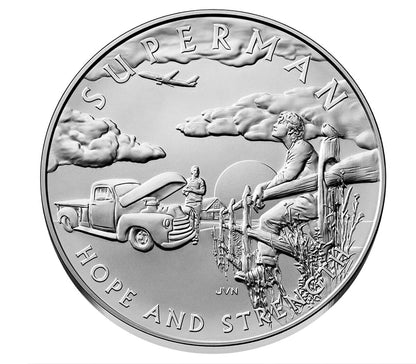2025 US Superman Comic Art 1 Oz Silver Medal