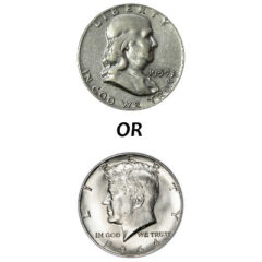 90% Silver Franklin Half Dollars | $20 Face Value