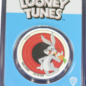 2022 Samoa Looney Tunes Bugs Bunny 1 Oz .999 Fine Silver