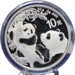 2021 China Panda 30g Silver Coin