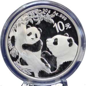 2021 China Panda 30g Silver Coin