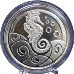 2019 Samoa Sea Horse 1 Oz Silver