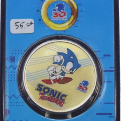 2021 Niue 1 Oz Silver Sonic the Hedgehog Painted