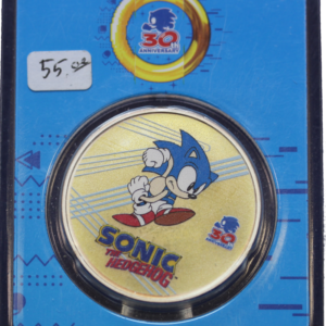 2021 Niue 1 Oz Silver Sonic the Hedgehog Painted