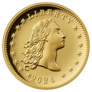 2024 Flowing Hair High Relief Gold .9999 Fine – PF70