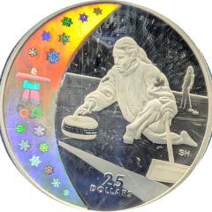 2007 Canada $25 Vancouver Olympics Silver Coin