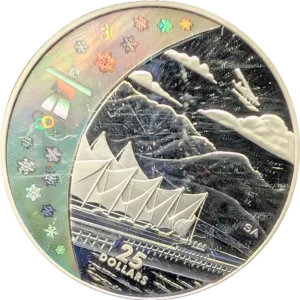 2008 Canada $25 Vancouver Olympics Silver Coin