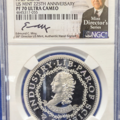 2017 US Mint 225th Anniv. Half Disme NGC PF 70