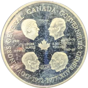 1977 Canada Four Governors General Sterling Silver 48.6g