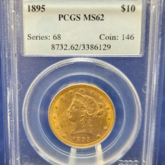 1895 Liberty Head $10 Gold Eagle