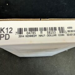 2014 P + D Kennedy Half Dollar 2 Roll Set